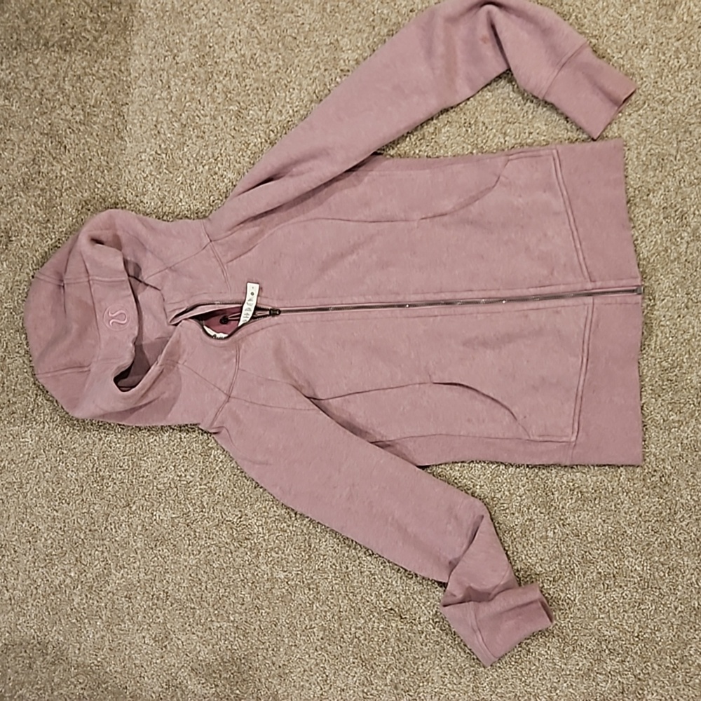 Lululemon hooded zip up sweatshirt Size 6
